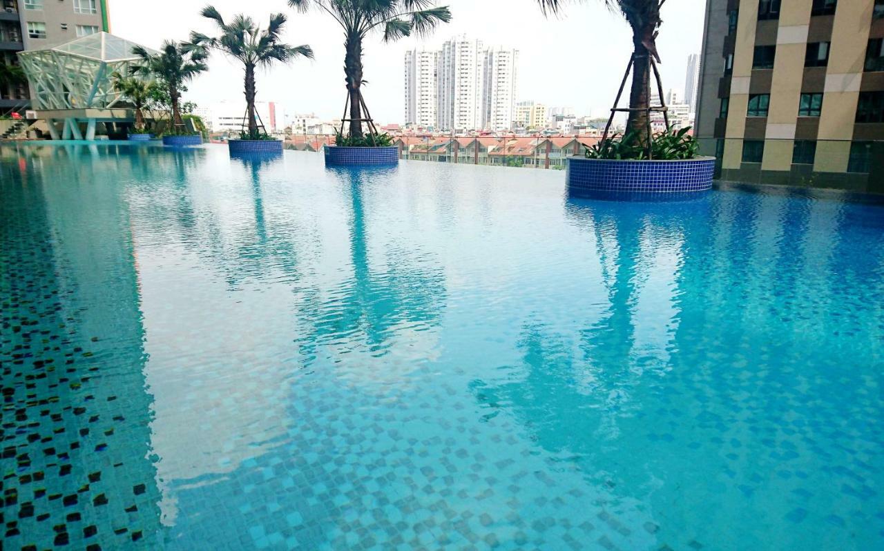 2Br Singapore'S Style Apartment, Gym And Infinity Swimming Pool Hanoï Extérieur photo